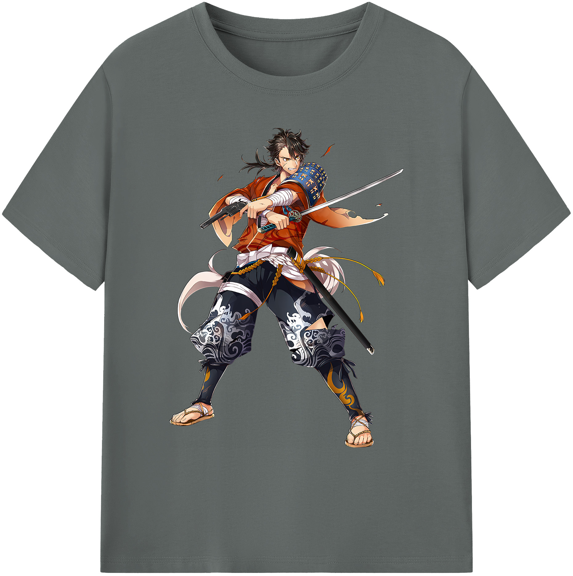 （画像用） 刀剣乱舞 Touken Ranbu 綿100％ メンズ半袖Tシャツ｜肌触りやわらか＆通気性